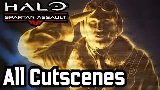 Halo Spartan Assault: Palmer & Davis &ndash; All Cutscenes in Order (Cinematic Game Movie)