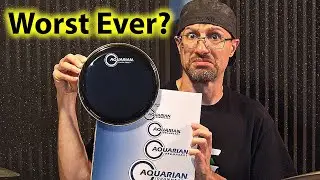 Are These The Worst Drumheads Ever? | Aquarian Classic Clear Black Reso