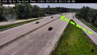 TRAILER COMES OFF OF TRUCK