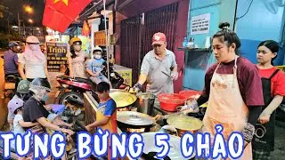 Một Buổi Tối Tuyệt Vời Tại Quán Bánh Xèo Nhí Khách Đông Nhất Từ Trước Tới Giờ