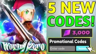 ⚠️LATEST⚠️ ROBLOX WORLD ZERO PROMO CODES IN DECEMBER 2023 || REDEEM CODES FOR WORLD ZERO 2023