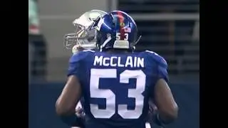 Giants linebacker yells at Tony Romo 'I'm not the Mike!'
