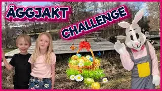 Vem hittar flest ägg? 🥚 Påskharen VS barnen – ÄGGJAKT 2025!