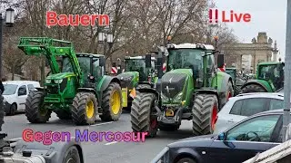 Live:🛑Bauern protestieren gegen Mercosur-Abkommen-Berlin; 170126