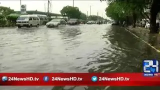 24 Report:  CM sindh visit Karachi after heavy rain