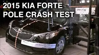 2015 Kia Forte | Pole Crash Test | CrashNet1