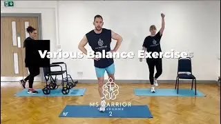 Exercises for MS - Dom Thorpe&rsquo;s MS Warrior Programme 2 - Various Balance Exercises taster video