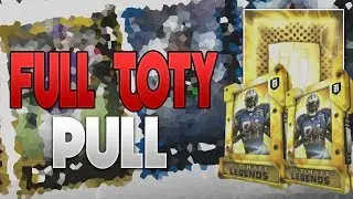 FULL TEAM OF THE YEAR PACK OPENING! TWO LEGEND FANTASY PACKS OPENING! | MADDEN 19 ULTIMATE TEAM