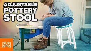 How To Make An Adjustable Pottery Stool | I Like To Make Stuff