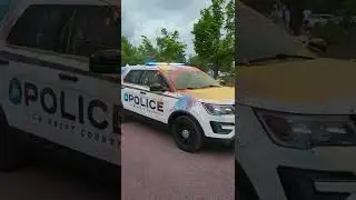 police car color run