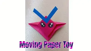 How to Make a Moving Paper Toy Bird with a Square Piece of Paper | Easy DIY 