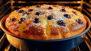 Brombeerkuchen in 5 Minuten! So einfach & saftig &ndash; Diesen Kuchen wirst du jeden Tag backen!