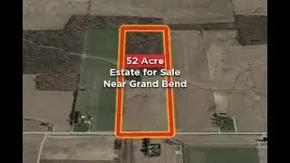 SOLD - 52 Acre Estate Near Grand Bend, Private Manor Vacant Land, Building Lot, Pond, Creek, Acres