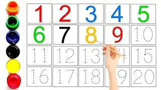 Counting Numbers 123 | Write and Read numbers | 123-learning for kids | 1-100 | 123-counting 100 तक