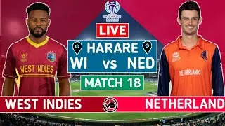 🔴Live: West Indies v Netherland Highlights Live Scores | WI v NED LIVE  | World Cup Qualifier