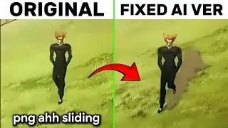 Garou Sliding Scene Original vs Fixed Ai Version