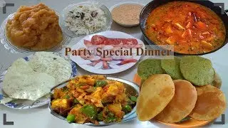 Party Special Complete Dinner - for Birthday, New Year, Anniversary, Merry Christmas, Get Together