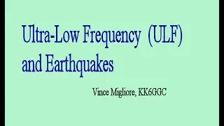 Ultra Low Frequency waves and Earthquakes