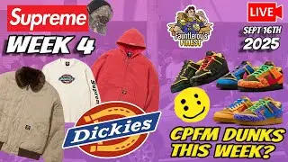 Supreme Week 4 First Look | Dickies Collab & CPFM Dunk Rumors