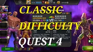 MCOC EQ Classic Difficulty Quest 4 - Marvel Contest of Champions