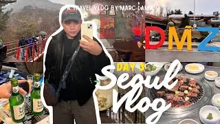 DAY 3 of 8 KOREA VLOG 🇰🇷 | DMZ tour chaos, North Korea views, samgyupsal + soju with strangers ✨