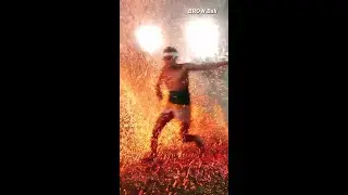 Nampyog Menantang Api _ Fire Dance Bali