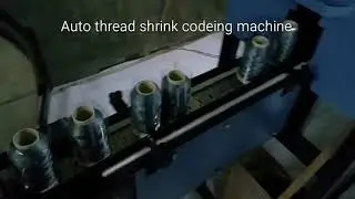 Thread cone packaging machine with codeing