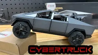 Awesome Tesla Cybertruck with ATV toy review!  This thing's legit! #Tesla #Cybertruck #evbase
