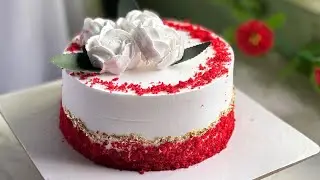Classic Red Velvet Cake Recipe | Soft, Moist & Elegant Design Tutorial for Beginners 