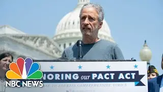 Jon Stewart Promotes Bill To Help Veterans Exposed To Toxic Burn Pits