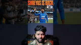 Shreyas iyer Is back T20 😱...#shreyasiyer #t20