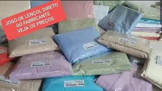 JOGO DE LEN&Ccedil;OL ALGOD&Atilde;O DIRETO DO FABRICANTE: VEJA OS PRE&Ccedil;OS!!!