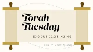 Torah Tuesday - Exodus 12:38, 43-49