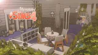 House With A Beautiful Garden 👩🏽‍🌾 And Bright Interior 🏡 | SIMS 4 Stop Motion Build | No CC