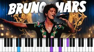 The Piano Chords for Singing VERSACE ON THE FLOOR by Bruno Mars