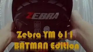Zebra YM 611 Batman Edition | Black Silver in Matte | Unboxing