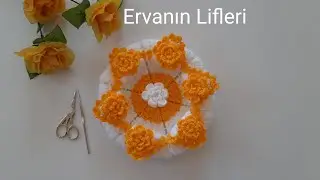 Ervanın Lifleri  -  Sabunluk lif modeli - çiçekli lif modeli