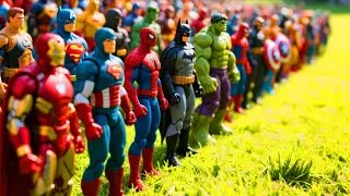 AVENGERS SUPERHERO STORY TOY, ACTION FIGURE SPIDER-MAN, HULK, CAPTAIN AMERICA, THOR, IRONMAN, #133