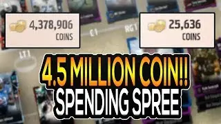 FOUR MILLION COIN SPENDING SPREE! SO MANY UPGRADES! | MADDEN 18 ULTIMATE TEAM SPENDING SPREE