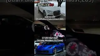 FBO E85 A6 3.0T vs Bolt on 93 C7 Z51 | Roll Race