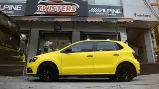 POLO Audio Upgrade | Yellow Wrap | Polo modified | Exhaust | Twin barrel Exhaust | Yellow black wrap