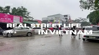 A Rainy Day at the Local Market | Real Street Life in Vietnam