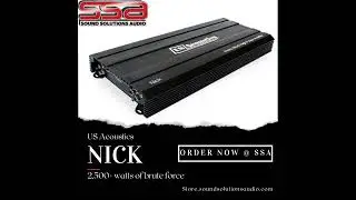 US Acoustics Nick | 2500+ watts www.ssaudio.com