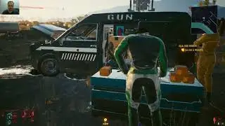 Cyberpunk 2077 pegando calibrum novamente