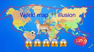 #239 so awesome 😲 world map 🗺 cat 🐈 illusion || unbelievable #shorts #world