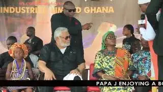 JJ Rawlings at WOBETI AKPLEZA festival in Ho Volta Region