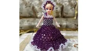 أسهل طريقه لعمل عروسه بالخرز
