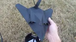 Micro F-117 Stealth Fighter. PDF Plans go to http://foamconceptjets.com