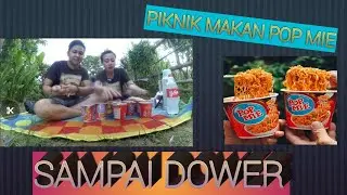 Piknik sambil challenge pop mie dower 10cup#jmb#sungai batanghari