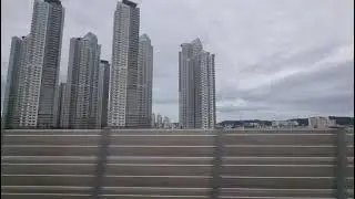 From Osong to Daejeon.(Korea Korean Train tren treno トレーン system )  SRT345